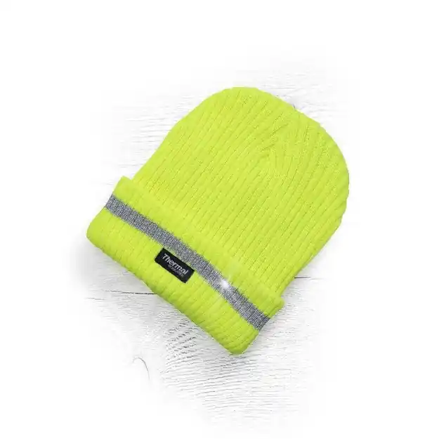 ADLER SPARK Zimní čepice pletená + fleece hi-viz žlutá Tovární Cena